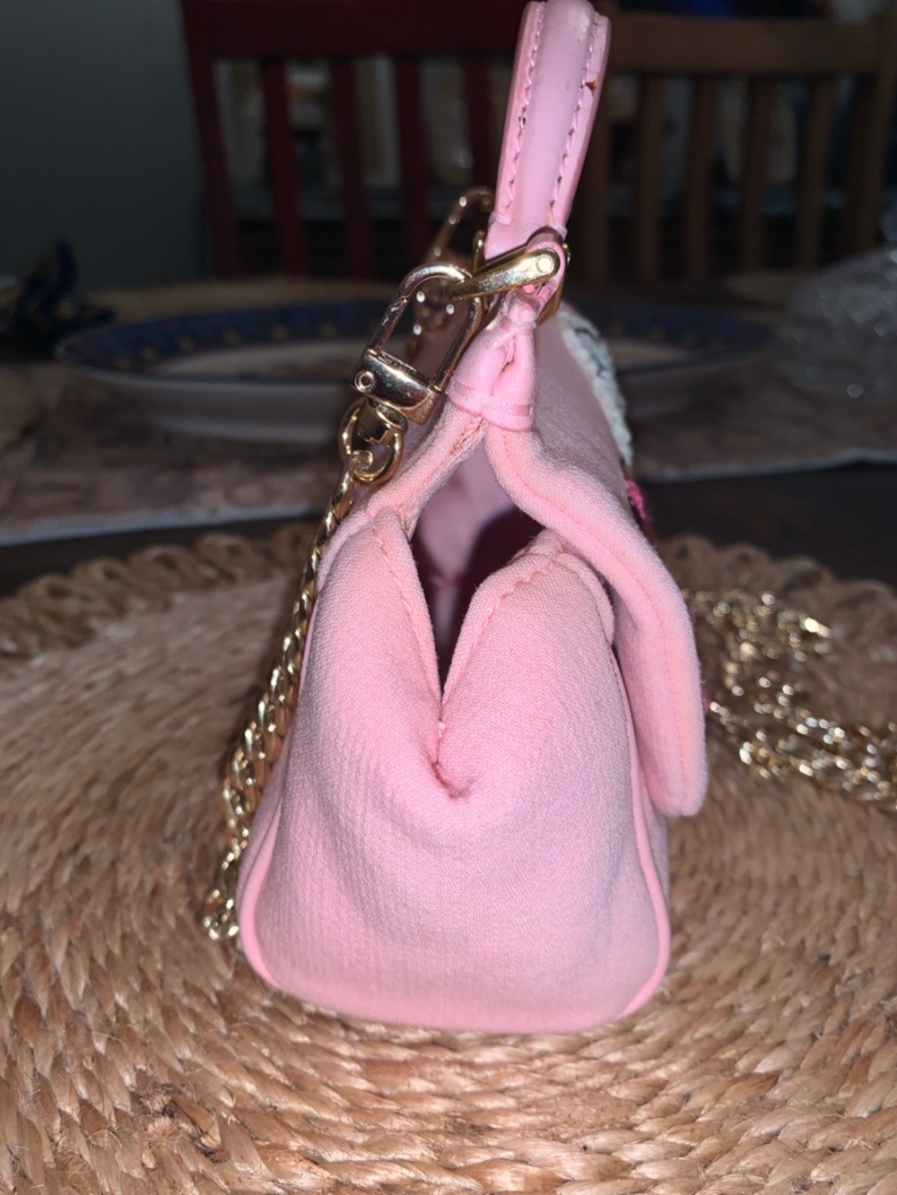 Dolce & Gabbana Pink Mini Sicily Top-Handle Crossbody Bag with chain and strap - Picture 6 of 13